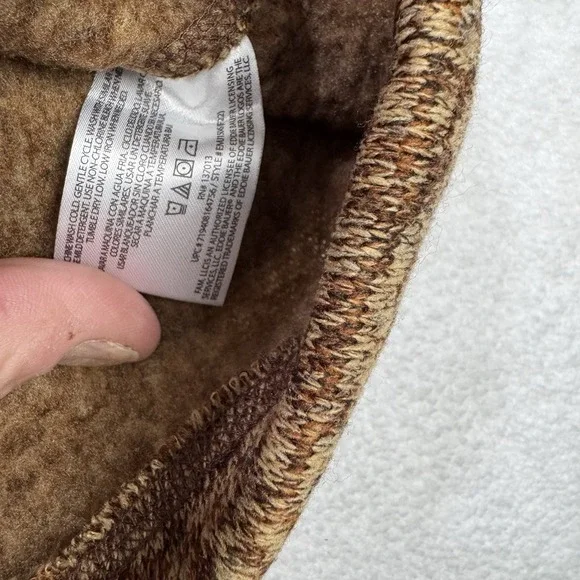 Eddie Bauer Quarter Snap Fleece Pullover Men 2XL Tan/Brown Heather Better L/S - Picture 9 of 9